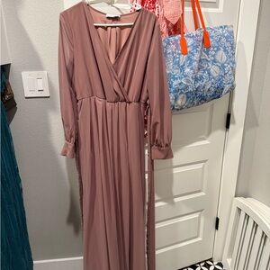 Baltic Born Dusty Rose Long Sleeve Dress